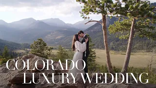 A Luxury Wedding at the Edge of a Mountain in Colorado | Destination Wedding Videography