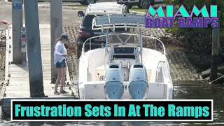 They Get Frustrated and Quit | Miami Boat Ramps | Boynton Beach | Wavy Boats | Broncos Guru