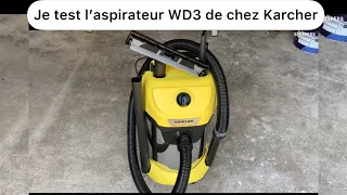 Je test l’aspirateur WD3 de chez karcher et je valide complètement !! 👌