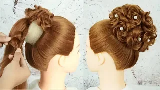 Beautiful Hair Bun For Wedding - Bridal Hairstyle Tutorial