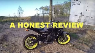 2016 Yamaha FZ-07 1000 Mile Review!