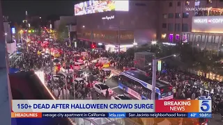 Over 150 people dead after stampede at Halloween event in Seoul, South Korea