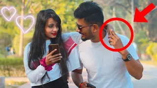 cute stranger girl's😍|| put hand my shoulder💕|| epic reaction🙈 Guddu Pandit||