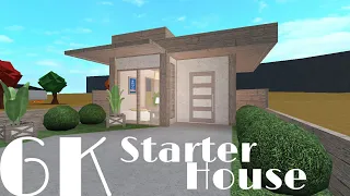 6K Modern Starter House | No Gamepass | Bloxburg Build