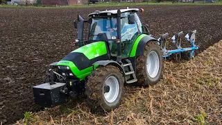 Ploegen | Ploughing | Pflügen | Deutz-Fahr | Agrotron M620 | Lemken Juwel 7 | Plowing