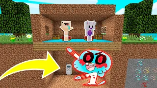 GUMBALL.EXE SE MUDO DE BAJO DE LA CASA DE CAPITAN WINKI 😱 BEBES NOOB VS GUMBALL.EXE