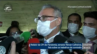 Vamos confrontar pontos de vistas e acertar posicionamento, diz Renan sobre vazamento de relatório