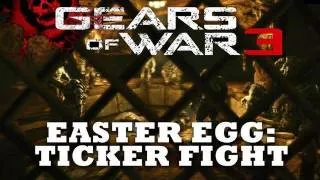 Gears of War 3 Easter Egg: Ticker Fight (Hidden Cutscene) [HD]