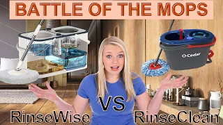 Cleaning Revolution!Tsmine RinseWise Mop VS Ocedar RinseClean - Which Mop Conquers the Grime Battle?