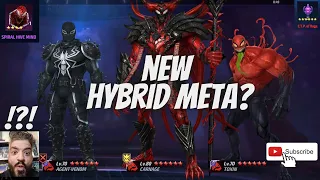 SYMBIOTES TAKE OVER THE TIMELINE BATTLE - CARNAGE T4 HYBRID REVIEW - AT ON RAGE| Marvel Future Fight