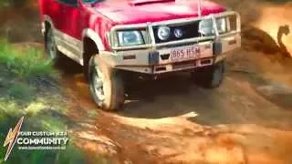 Holden Jackaroo Off-Road in the Glasshouse Mountains Canyon