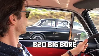 Driving a Big Bore B20 Volvo Amazon 🇸🇪 SLORolling Festival 2020 pt 2