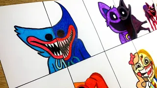 Drawing Poppy Playtime 3 | Cartoon Vs Monster