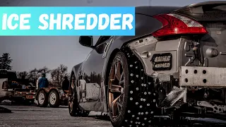 Nissan 370Z Goes Drifting on the Ice!