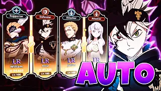 THIS IS MY BEST DEFENSE BASTA TEAM! SO LETS AUTO PVP W IT!! BLACK CLOVER MOBILE