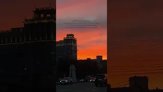 Весенняя Москва | самый красивый закат