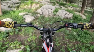 Beta Evo 250 - Saturday Morning Trials Practice- Kiryat Atta Forest אימון טריאל בטא 250 יער קרית אתא