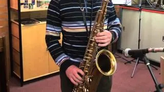 Body And Soul - Jazz Backing Track - played on a Selmer 1938 Balanced Action Tenor Saxophone