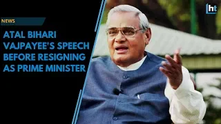 Watch: Atal Bihari Vajpayee’s speech before the no-confidence vote in 1996