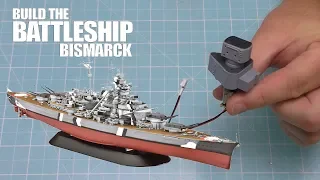 Build the Battleship Bismarck - Part 37 - Foretop Radar and Port Hull Section