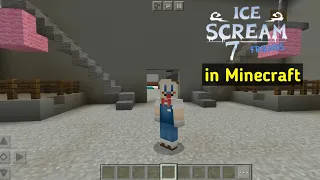 Ice Scream 7 : Full Gameplay in Minecraft PE