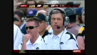 2009 Outback Bowl - Iowa vs. South Carolina Highlights