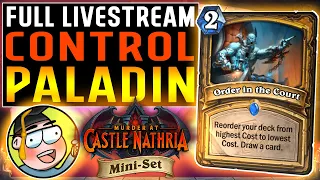 ⭐ Control Paladin! Murder at Castle Nathria - Hearthstone