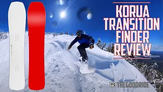 Korua Transition Finder 2022-2023 Snowboard Review - New Shape Compared to Otto and Cafe' Racer