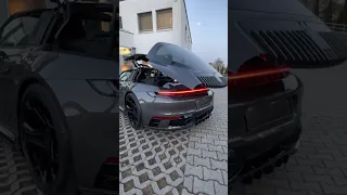 Amazing ! Modified Porsche 992 Targa 4S opens its roof . Subscribe for more...!