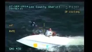 Seven rescued off Sanibel after boat flips