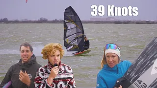 I went Speedsurfing with 3 WORLD CHAMPIONSd