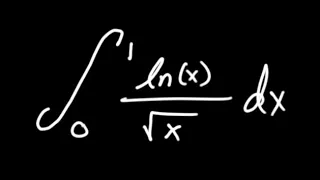 Integral of ln(x)/sqrt(x) from 0 to 1