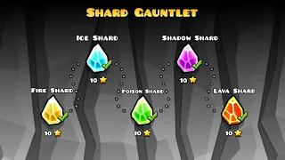 SHARD GAUNTLET | Geometry Dash (The Lost of Gauntlets of Demon Shard)