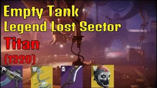 Destiny 2 | Empty Tank | Legend Lost Sector | Solo Flawless | Titan | "Float" (Prod by enks.)