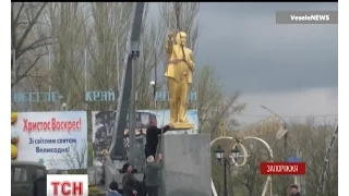 У селищі Веселе, що на Запоріжжі, відновили пам’ятник Леніну