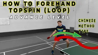 How to do ADVANCE Forehand TOPSPIN / LOOP | Table Tennis / Ping Pong | Learn & Master winning points