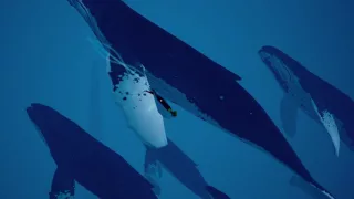Abzu - Swimming with whales