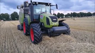 Prasowanie słomy 2019 Claas Arion 410+Variant 380