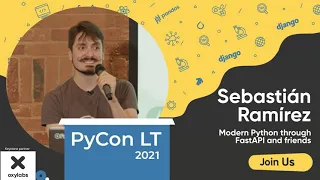 Modern Python through FastAPI and friends. Sebastián Ramírez.