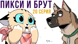 Пикси и Брут. 20 серия. Комиксы | Мемозг 1007