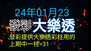 發彩提供大樂透彩柱用的上期中一柱=31