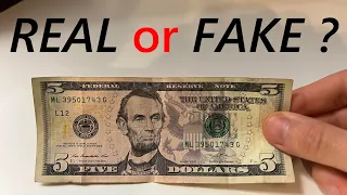 How to Tell if a $5 Bill is REAL or FAKE