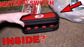 DID I JUST FIND A NINTENDO SWITCH!?! DUMPSTER DIVING GAMESTOP Night #463