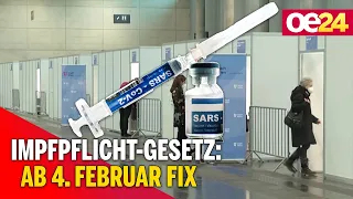 Impfpflicht-Gesetz gilt ab 4. Februar fix