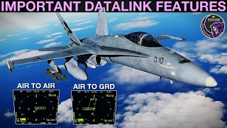 FA-18C Hornet: *IMPORTANT NEW* Air To Air/Ground Datalink Features Tutorial | DCS