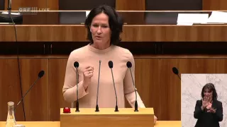 36 Nationalratssitzung III Eva Glawischnig Piesczek Grüne 2015 04 22 0900 tl 06 Politik LIVE Eva