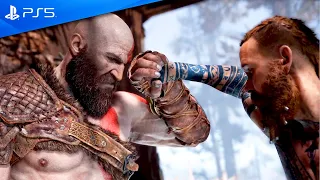 GOD OF WAR PS5 - Kratos Vs Baldur Boss Fight Son of ODIN (Play Station 5 Gameplay) 1080p60