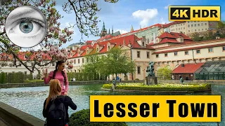 Prague Walking Tour of  Waldstein Garden at Lesser Town 🇨🇿  Czech Republic 4K HDR ASMR