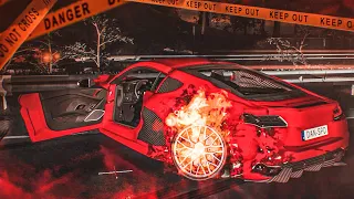 РАЗБИЛ НОВУЮ AUDI R8 НА СКОРОСТНОЙ ТРАССЕ! (ACCIDENT)