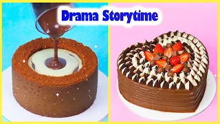 🤔 Drama Storytime 🌷 Top 10 Satisfying Chocolate HEART Cake Decorating Recipe